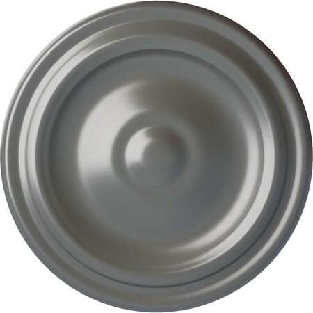 Ekena Millwork Maria Ceiling Medallion (Fits Canopies up to 1 3/4"), Hand-Painted Silver, 9 5/8"OD x 1 1/8"P CM09MASLS